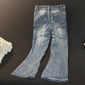 Blue Asphalt Vintage Wash Flare Jeans